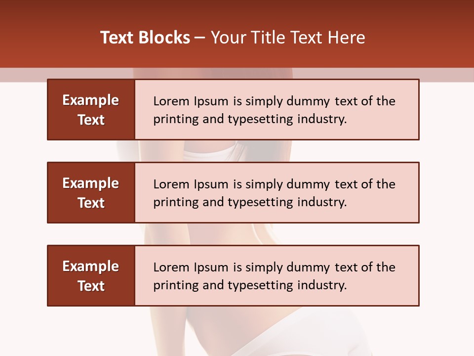 Fitness Beauty View PowerPoint Template