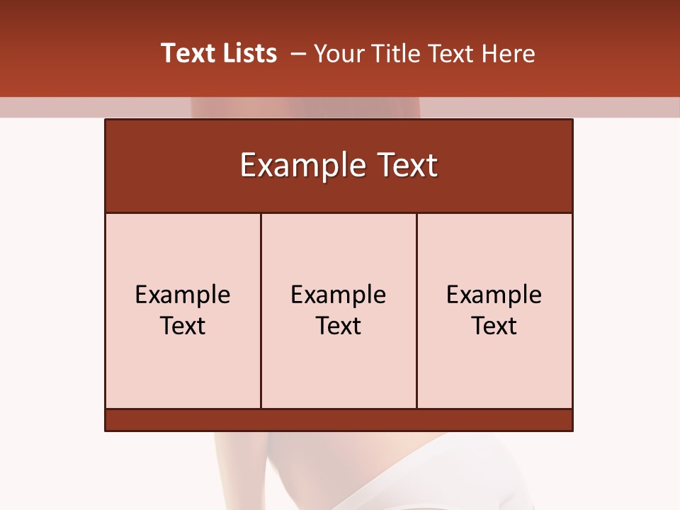 Fitness Beauty View PowerPoint Template