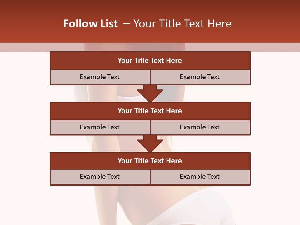 Fitness Beauty View PowerPoint Template