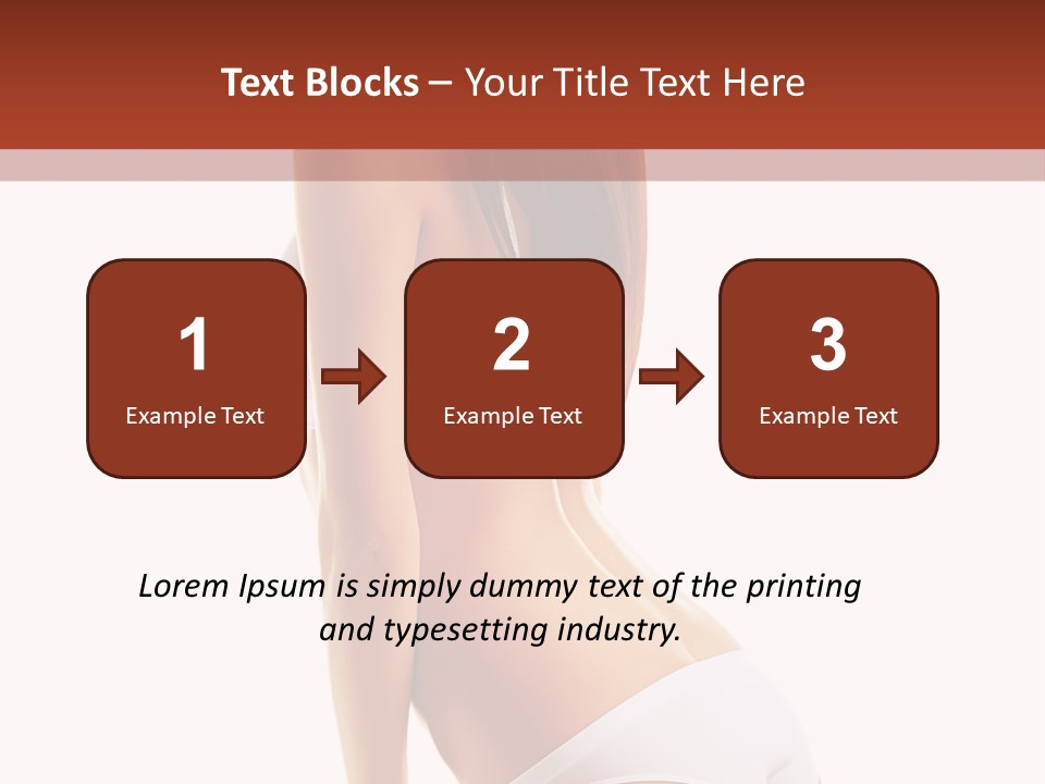 Fitness Beauty View PowerPoint Template