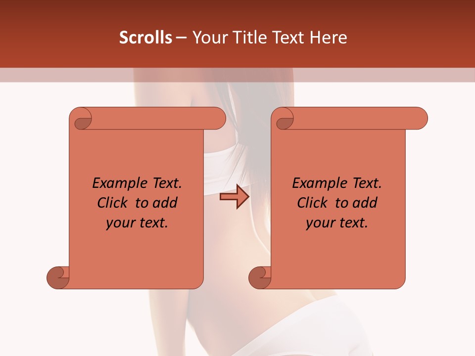 Fitness Beauty View PowerPoint Template