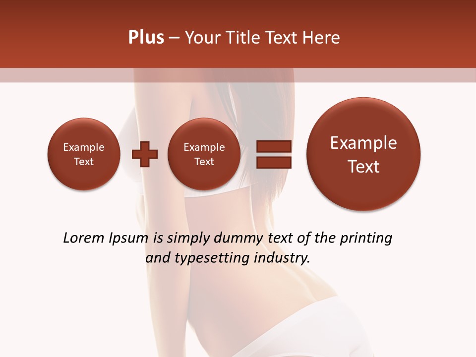 Fitness Beauty View PowerPoint Template