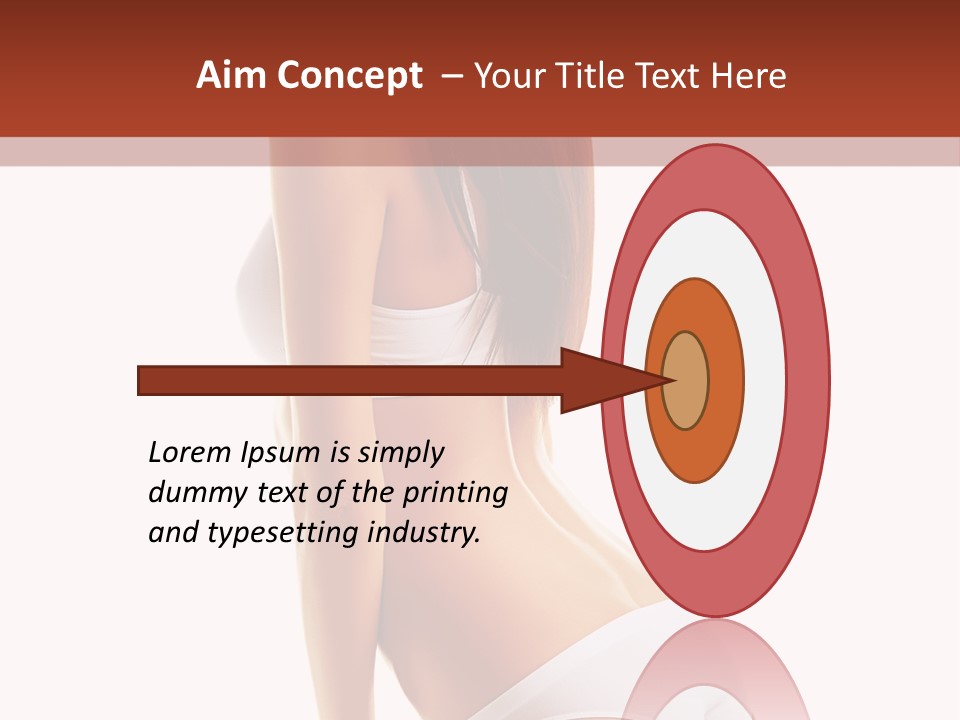 Fitness Beauty View PowerPoint Template