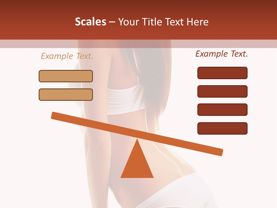 Fitness Beauty View PowerPoint Template