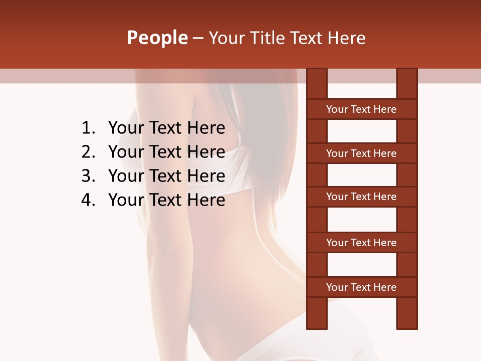 Fitness Beauty View PowerPoint Template