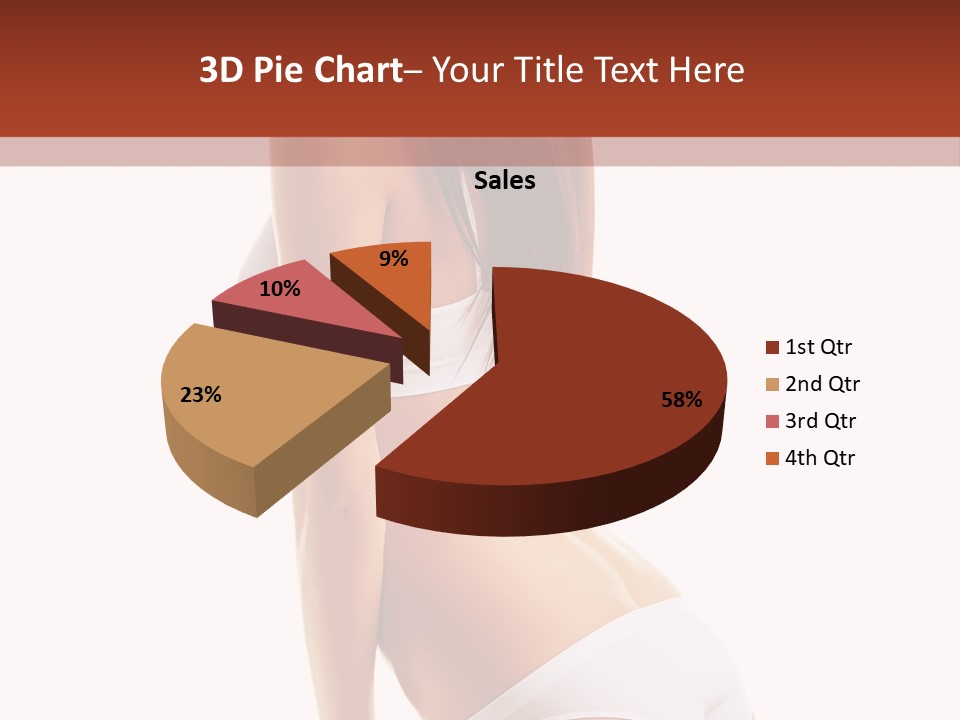 Fitness Beauty View PowerPoint Template