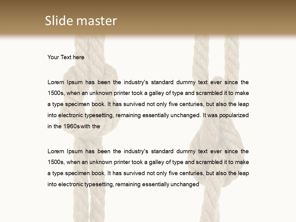 Climbing Fasten Navy PowerPoint Template