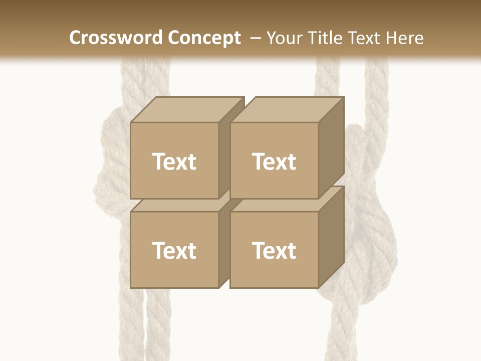 Climbing Fasten Navy PowerPoint Template