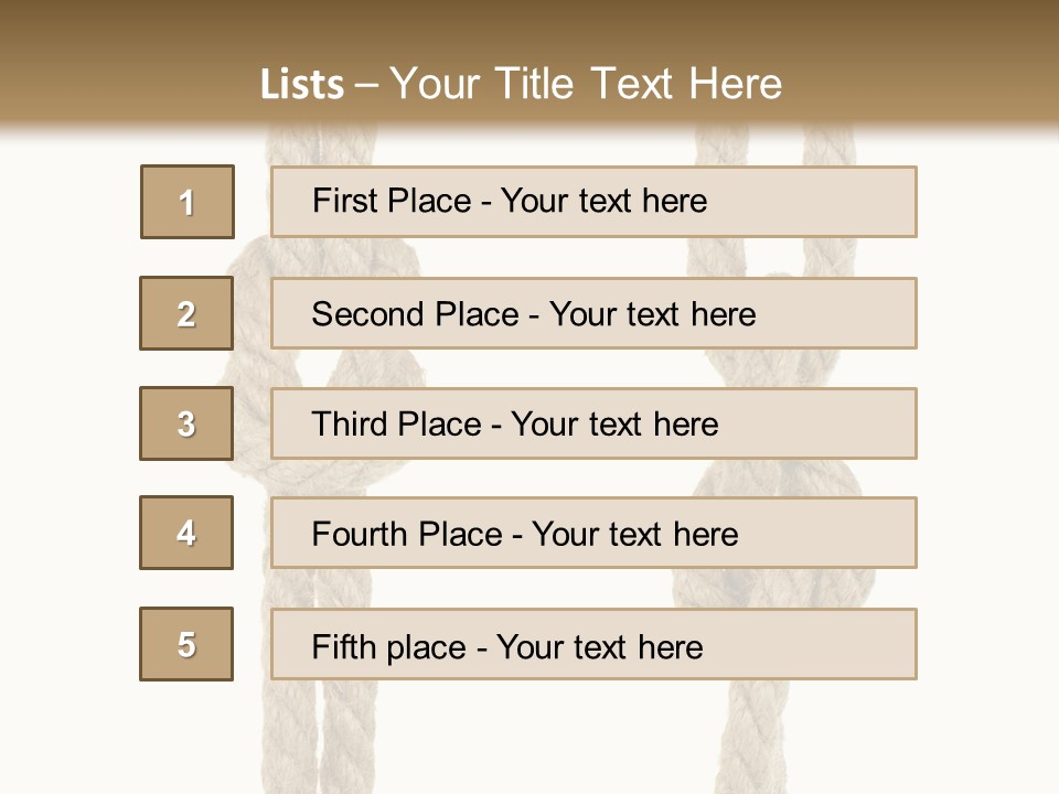 Climbing Fasten Navy PowerPoint Template