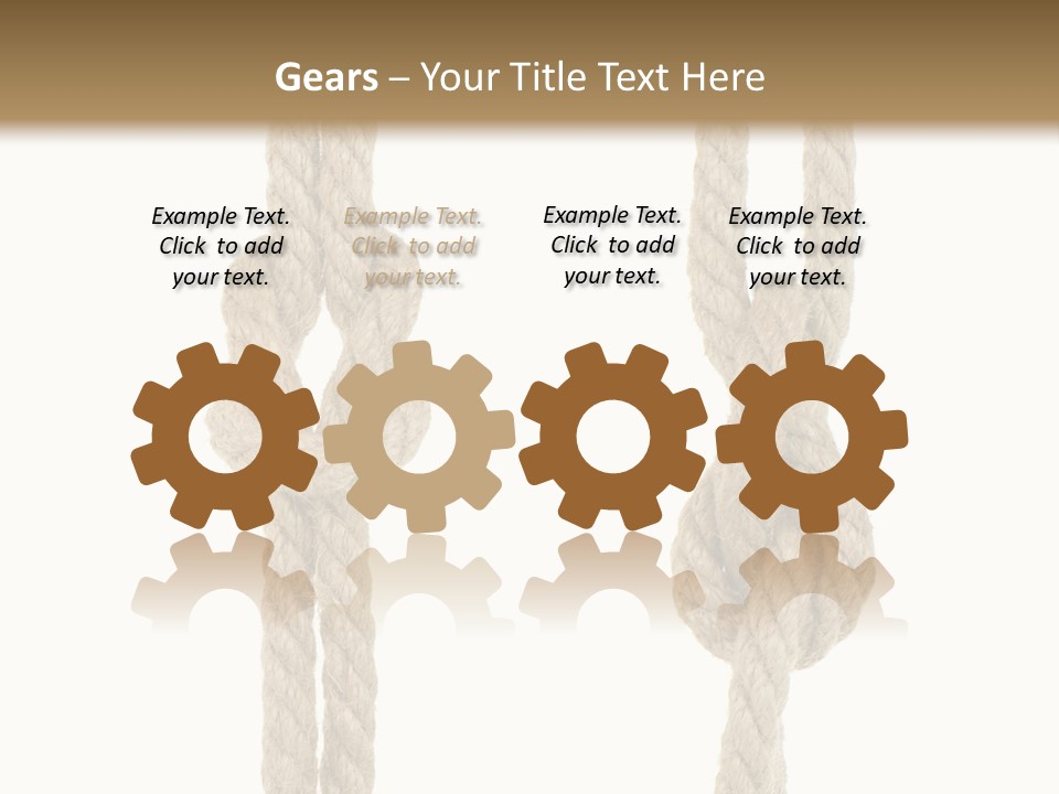 Climbing Fasten Navy PowerPoint Template