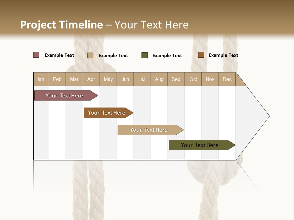 Climbing Fasten Navy PowerPoint Template