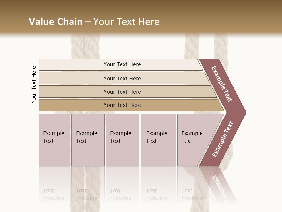 Climbing Fasten Navy PowerPoint Template