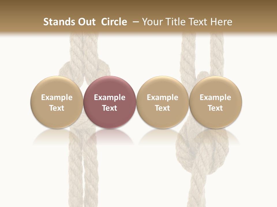 Climbing Fasten Navy PowerPoint Template