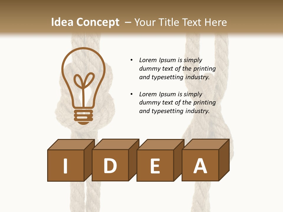 Climbing Fasten Navy PowerPoint Template