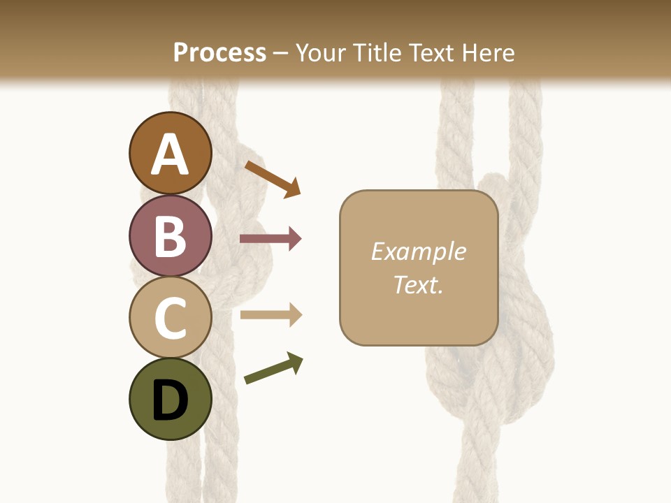 Climbing Fasten Navy PowerPoint Template