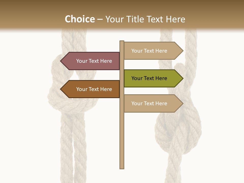 Climbing Fasten Navy PowerPoint Template