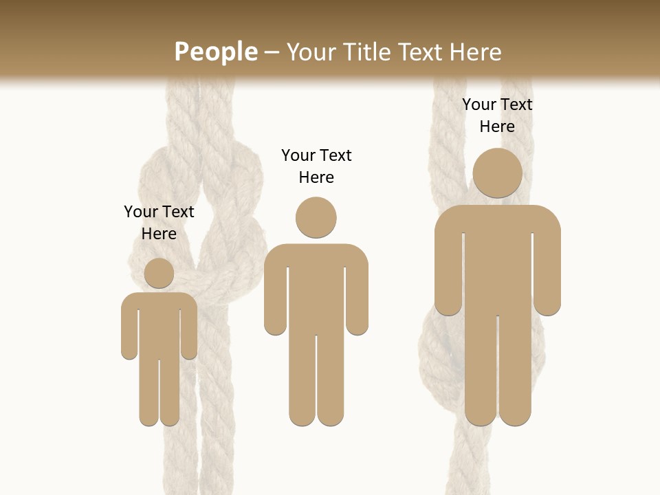 Climbing Fasten Navy PowerPoint Template