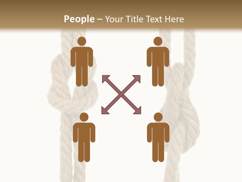 Climbing Fasten Navy PowerPoint Template