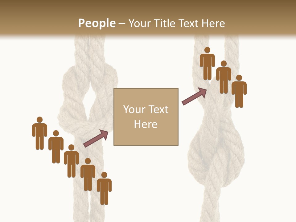 Climbing Fasten Navy PowerPoint Template