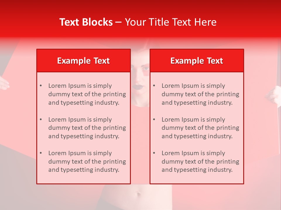 Design Make Up Geometrical PowerPoint Template