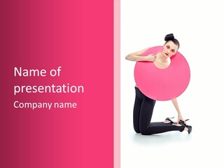 Portrait Vogue Person PowerPoint Template