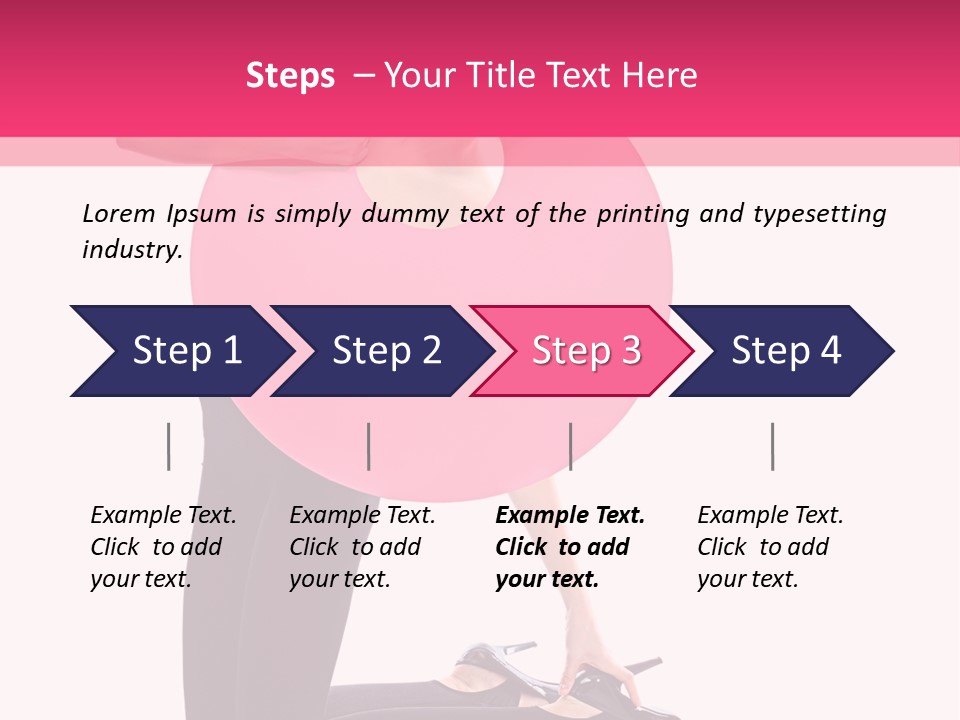 Portrait Vogue Person PowerPoint Template