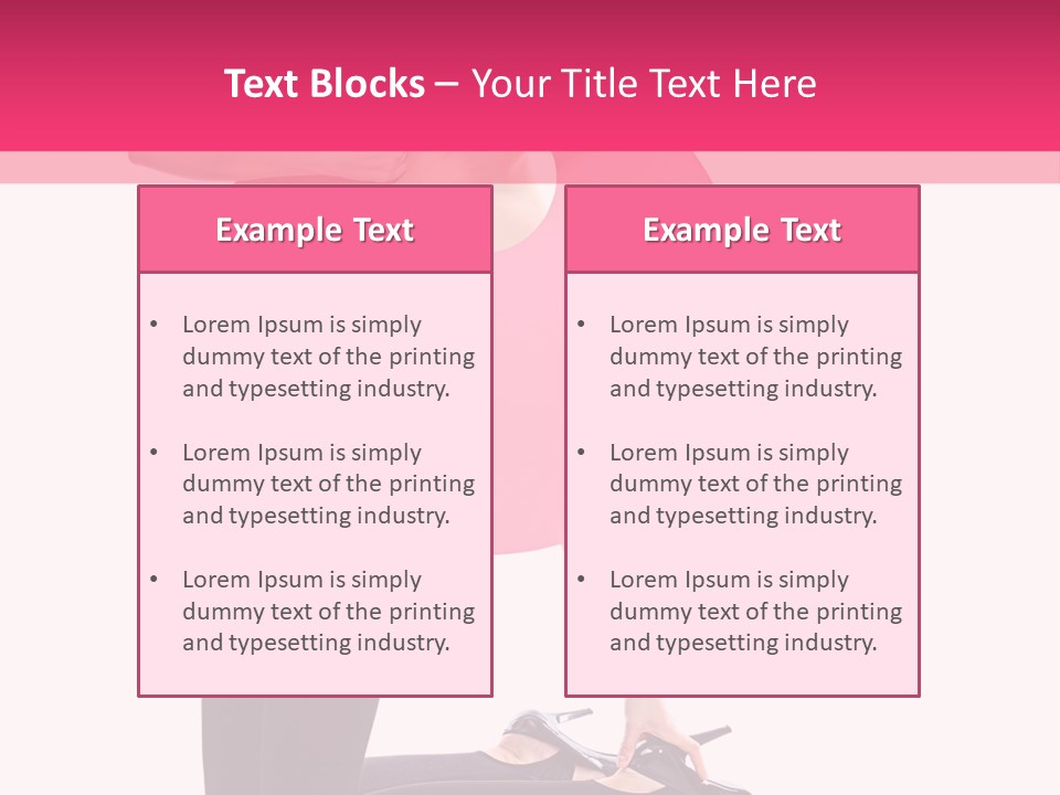 Portrait Vogue Person PowerPoint Template