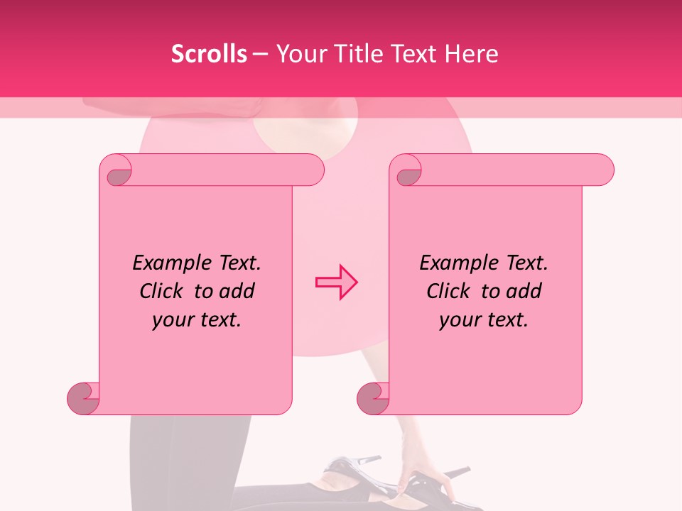 Portrait Vogue Person PowerPoint Template