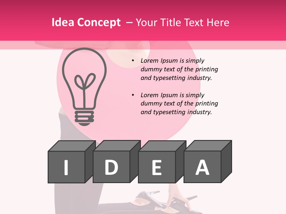 Portrait Vogue Person PowerPoint Template