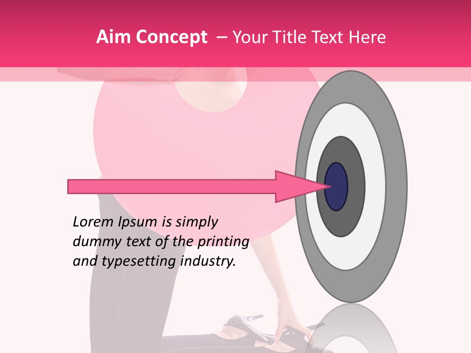 Portrait Vogue Person PowerPoint Template