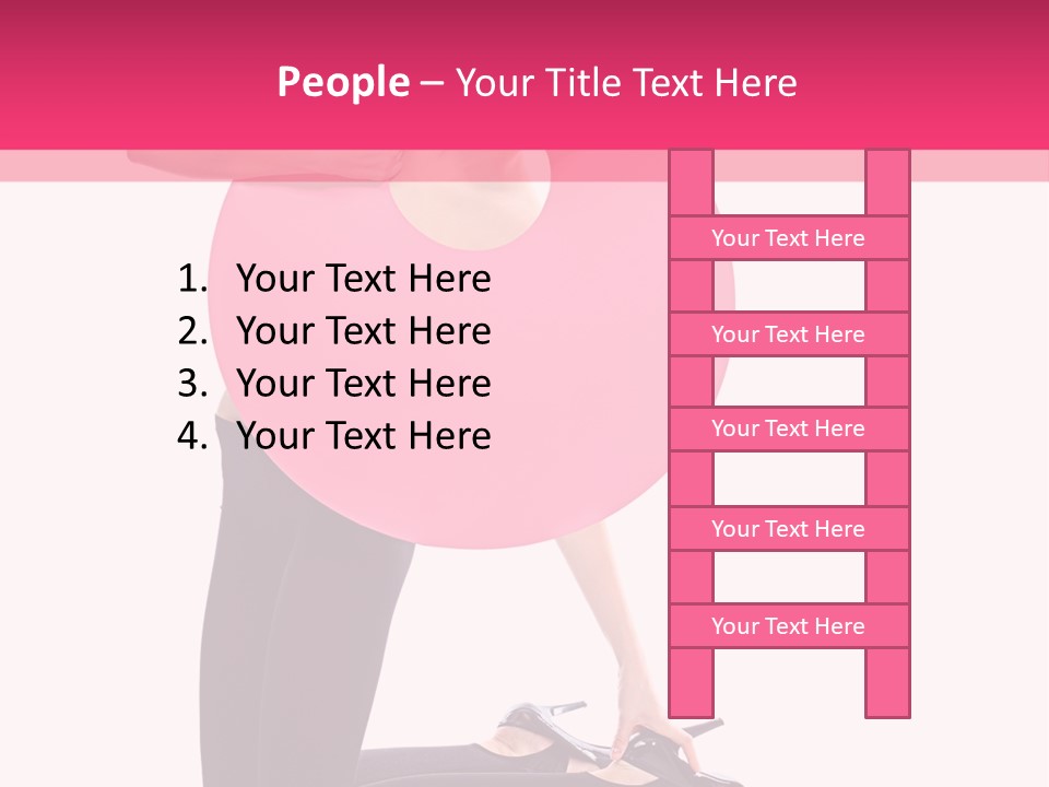 Portrait Vogue Person PowerPoint Template