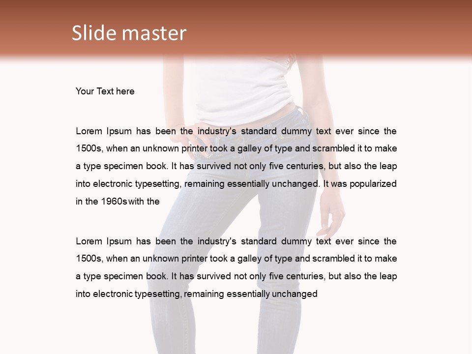 Attractive Naked Emotional PowerPoint Template