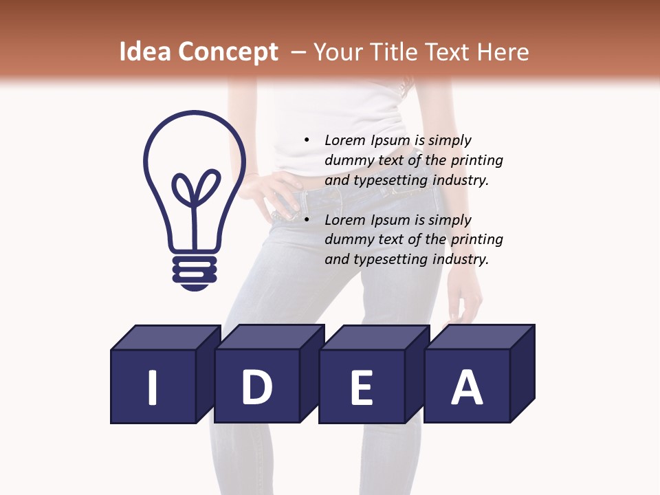 Attractive Naked Emotional PowerPoint Template