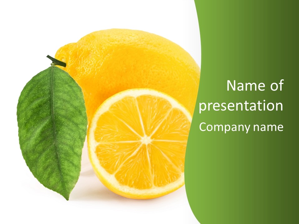 Natural Leaf Seasonal PowerPoint Template