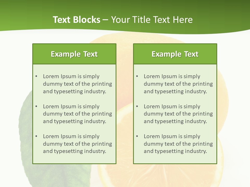 Natural Leaf Seasonal PowerPoint Template