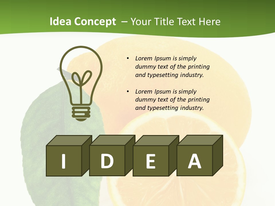 Natural Leaf Seasonal PowerPoint Template