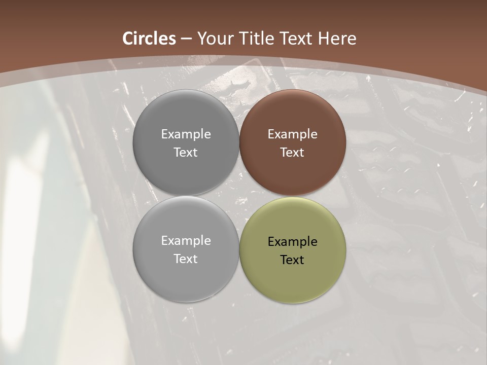 Pattern Wheel Tire PowerPoint Template