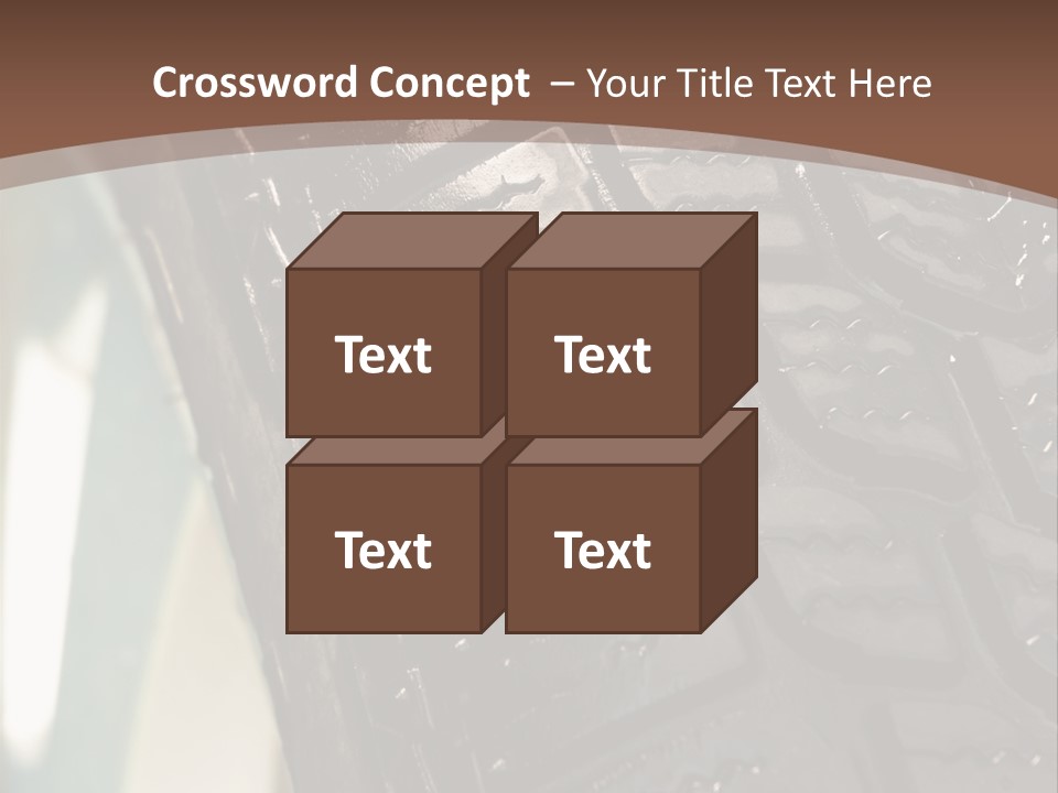 Pattern Wheel Tire PowerPoint Template