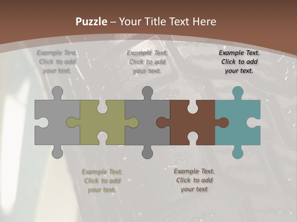 Pattern Wheel Tire PowerPoint Template