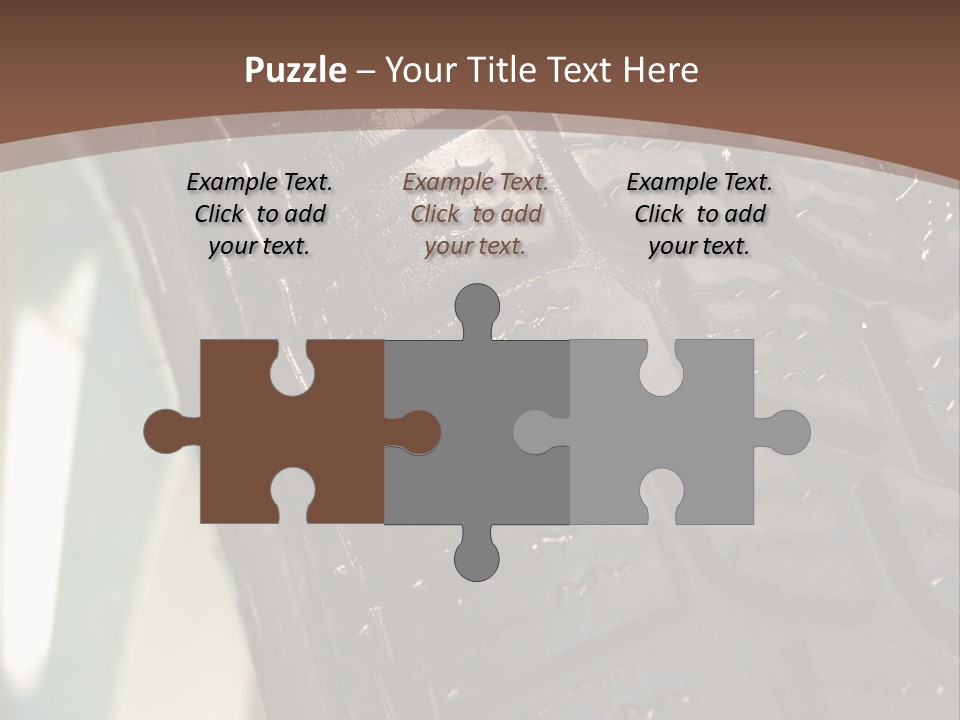 Pattern Wheel Tire PowerPoint Template