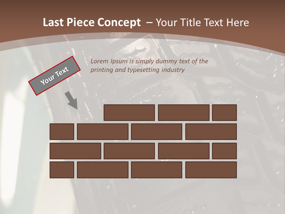 Pattern Wheel Tire PowerPoint Template
