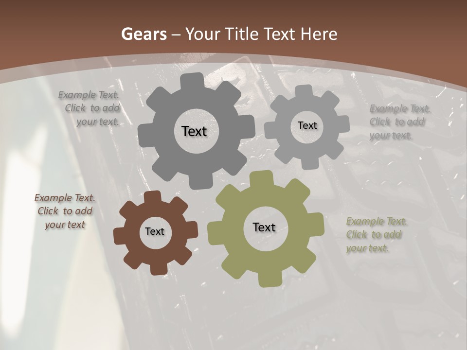Pattern Wheel Tire PowerPoint Template