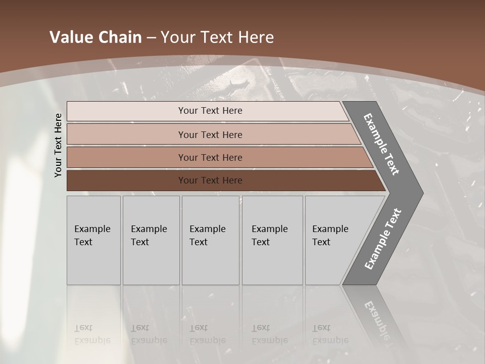 Pattern Wheel Tire PowerPoint Template