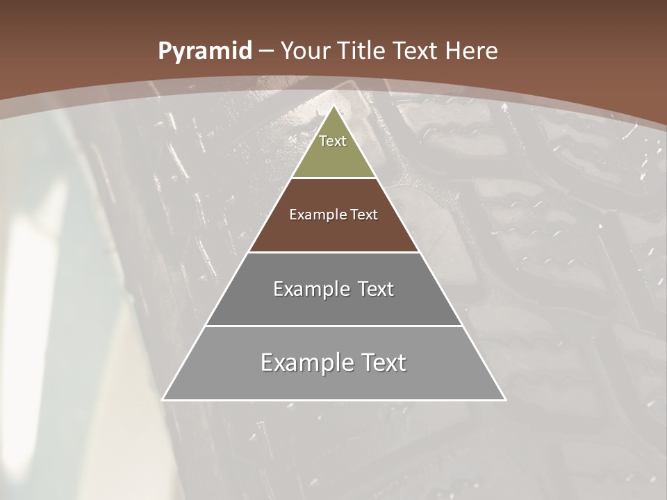 Pattern Wheel Tire PowerPoint Template