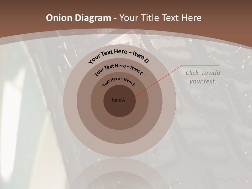 Pattern Wheel Tire PowerPoint Template
