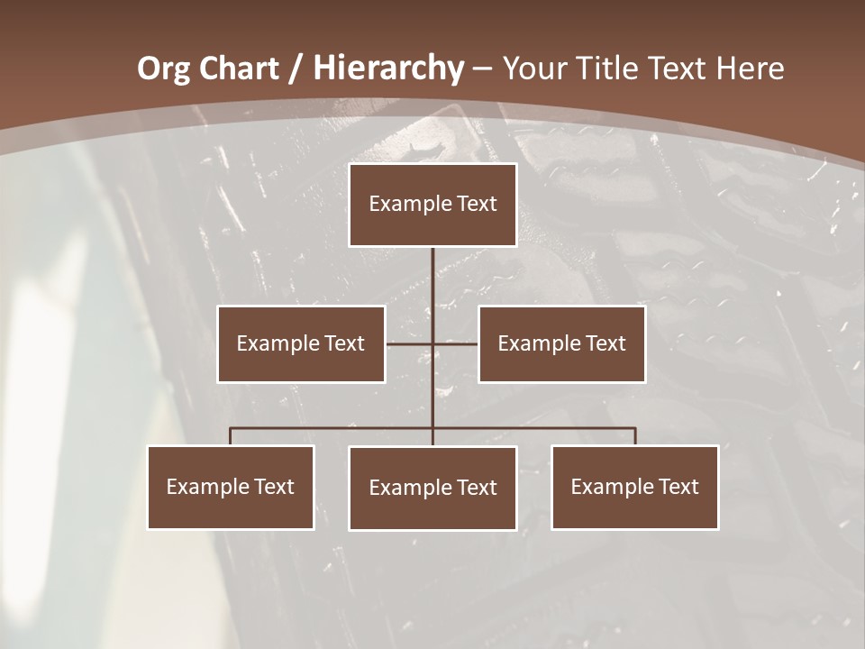 Pattern Wheel Tire PowerPoint Template