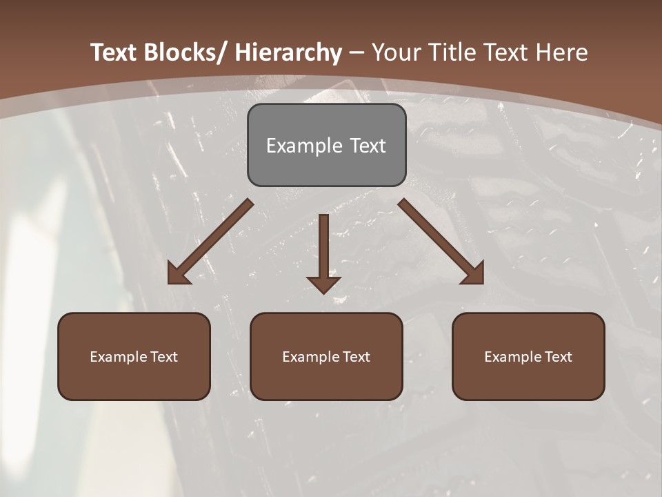 Pattern Wheel Tire PowerPoint Template