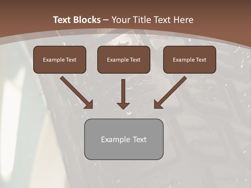Pattern Wheel Tire PowerPoint Template