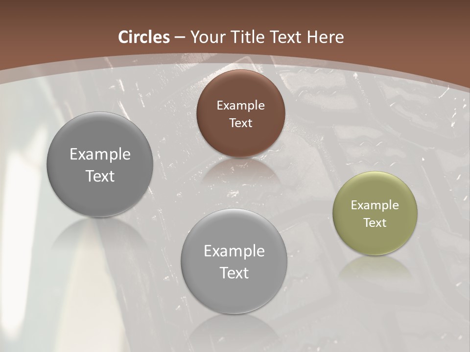 Pattern Wheel Tire PowerPoint Template