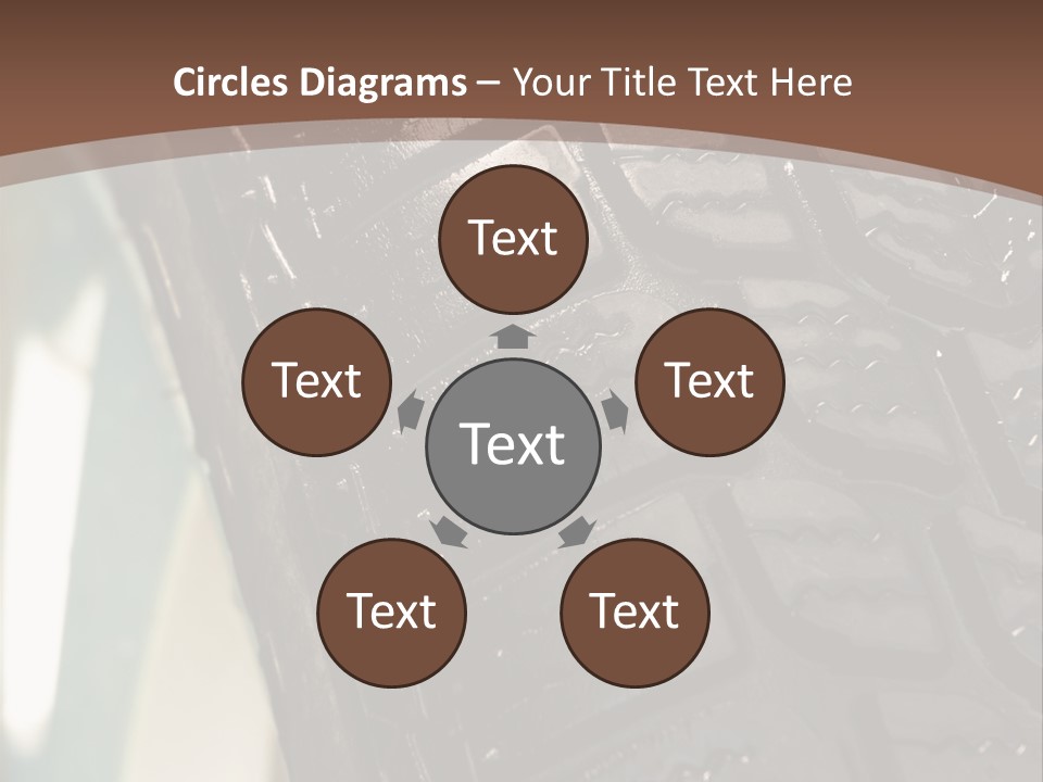 Pattern Wheel Tire PowerPoint Template